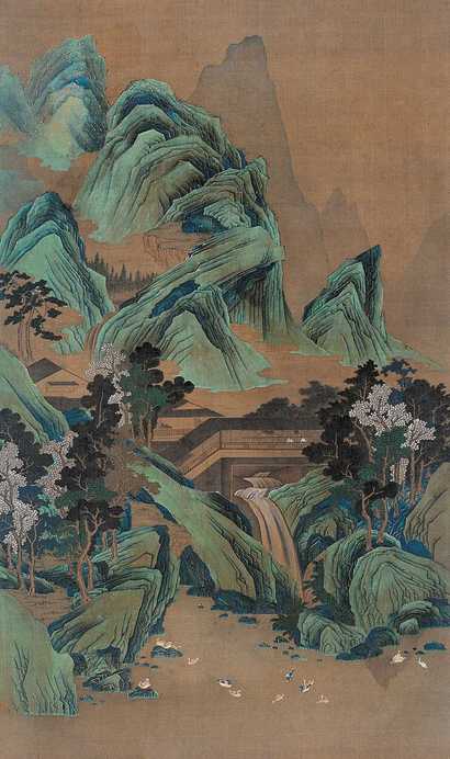 佚名 山水 立轴